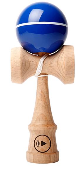 Кендама Krom Kendama Europe Play Pro II Recpaint Slick, синий цв.
