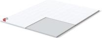 Virsmatracis Sleepwell Top Foam Blue Tilde Stretch, 200 cm x 160 cm