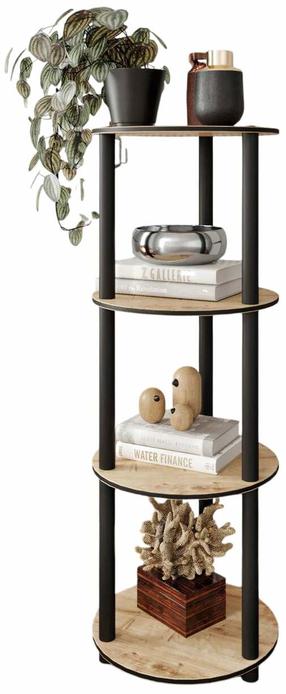 Knygų lentyna Kalune Design, ąžuolo sp., 106 cm x 34 cm x 34 cm