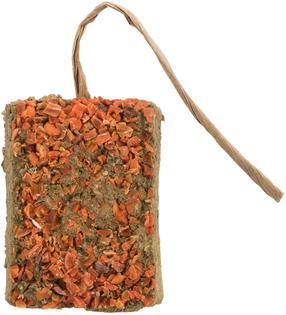 Vitaminai graužikams Trixie Clay Stone With Carrot, triušiams/graužikams, 0.1 kg