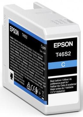 Картридж для струйного принтера Epson UltraChrome T46S2, циановый голубой (cyan) цв., 25 мл