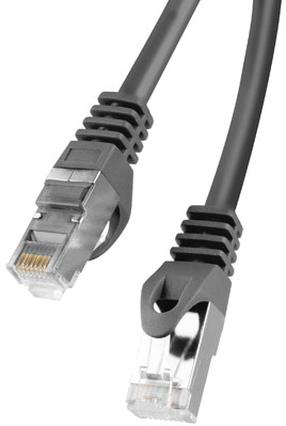 Сетевой кабель Lanberg Patchcord CAT.6 FTP PCF6-10CC-0300-BK RJ-45, RJ-45, 3 м, черный цв.