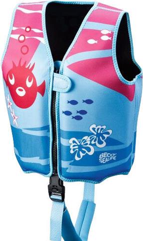 Жилет для плавания Beco Sealife M 9639, синий цв./розовый цв.