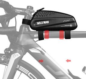 Dviračio krepšys Wildman Pouch/Pannier for Bicycle Frame EX, plastikas, juoda sp.