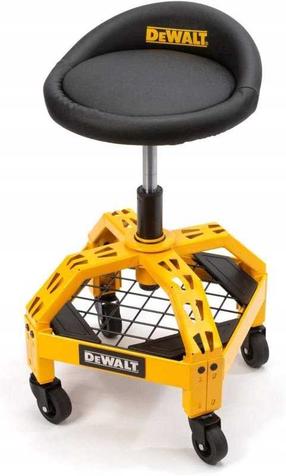 Darba krēsls Dewalt DXSTAH025, 45 x 45 x 68 cm, melna krās./dzeltena krās.