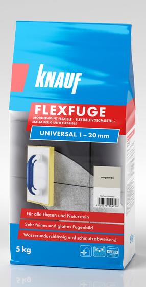 Flīžu šuvotājs Knauf FLEXFUGE, dekoratīvs, pergamon krās., 5 kg