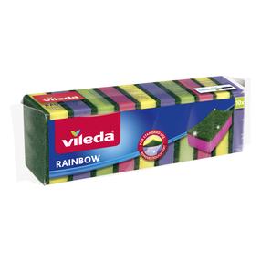 Kempinė valymui Vileda Rainbow, įvairių spalvų, 10 vnt.