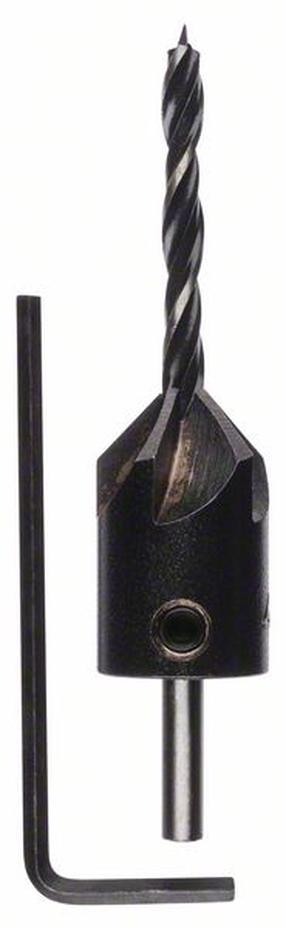 Grąžtas Bosch, medienai, tiesus, 4 mm x 9 cm