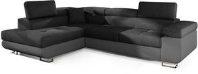 Kampinė sofa Anton Inari 96, Soft 29, pilka sp., kairinė, 202 x 275 cm x 90 cm