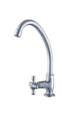 Кухонный смеситель Thema Lux Tulsa CD-53405A, хромовый цв./нержавеющей стали цв.