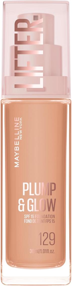 Skystas makiažo pagrindas Maybelline Plump & Glow, 129, 30 ml
