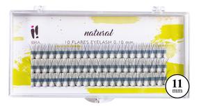 Mākslīgās skropstas Ibra Naturals, 1.1 cm, melna krās.