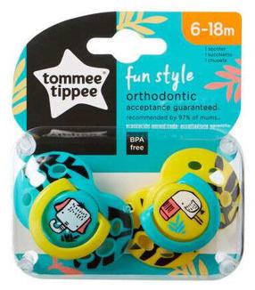 Čiulptukas Tommee Tippee Fun Style, 6+ mėn., įvairios sp.