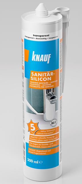 Silikonas Knauf, 300 ml, skaidri sp.