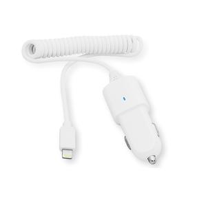 Auto telefona lādētājs Blow, Apple Lightning, melna krās.