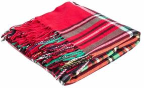 Kalėdinis pledas Homla Wintery 709050, raudonas/žalias, 150 cm x 200 cm