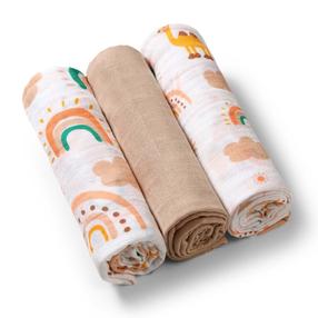 Пеленки BabyOno Muslin, 70 см x 70 см, 70 х 70 см, 3 шт.