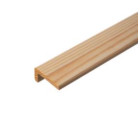 Внешний отделочный угол, сосновый цв., 120 см x 4.5 см