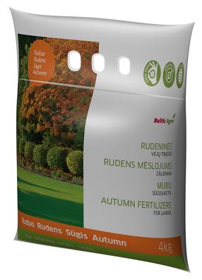 Mēslojums zālienam Baltic Agro, granulēts, 4 kg