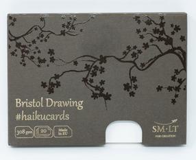 Zīmēšanas papīrs Smiltainis Bristol Drawing, 308 g/m², balta krās., 14.7 cm x 10.6 cm, 20 lapu gab.