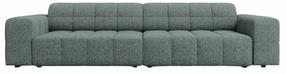 Sofa Cosmopolitan Design Chicago Chenille Haga 78, petrol sp., 102 x 252 cm x 78 cm
