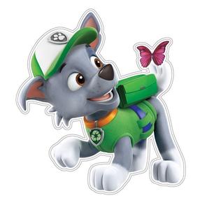 Декоративная наклейка Nickelodeon Paw Patrol Rocky, 19 см x 21.8 см