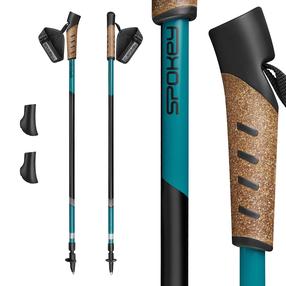 Šiaurietiško ėjimo lazdų komplektas Spokey Peak, 105 - 135 cm