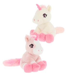 Плюшевая игрушка единорог Keel Toys Keeleco Ponytails, (цвет/дизайн выбирается случайным образом), 16 см