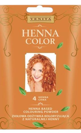 Spalvota pudra Venita Henna Color, henna, Henna 4, 25 ml