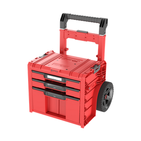 Ящик для инструментов на колесах Qbrick Pro 2.0 Plus, 52 см x 44 см x 66 см, красный цв.