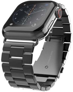 Ремешок для часов Swissten Metal Strap for Apple Watch, черный цв.