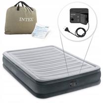 Pripučiamas čiužinys Intex Dura Beam Comfort Plush, pilka sp., 191 cm x 137 cm x 33 cm