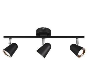 Lampa griesti Reality Toulouse Toulouse R82123132, LED, 3 x 3.5 W, melna krās. / sudraba krās.