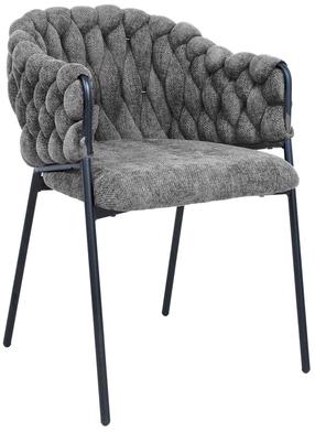 Valgomojo kėdė Home4you Kronos, matinė, pilka sp., 57 cm x 58 cm x 79 cm
