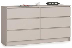 Kumode Akord K140 6SZ CLP PK, kašmira krās., 77 cm x 138 cm x 40 cm