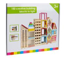Medinės kaladėlės Creative Building Blocks XL15613, 150 vnt.
