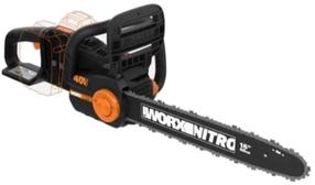 Akumuliatorinis grandininis pjūklas Worx WG385E.9, be akumuliatoriaus