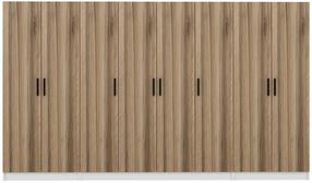 Skapis Kalune Design Noah 8228, valriekstu krās., 35 cm x 360 cm x 210 cm