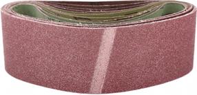 Šlifavimo juostų rinkinys Pro-Line 49022, 80, 45.7 cm x 7.5 cm, 10 vnt.
