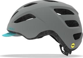 Dviratininkų šalmas moterims GIRO Trella Mips, pilka sp., 500 - 570 mm