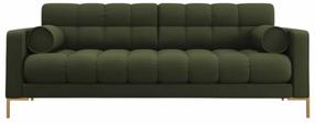 Sofa Cosmopolitan Design Bali Neve39, aukso sp./žalia sp., 96 x 177 cm x 75 cm