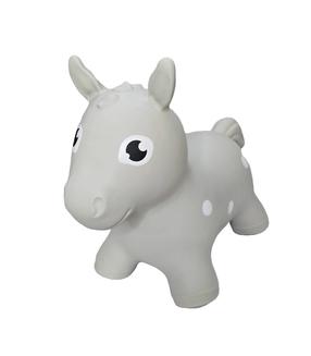 Прыгающие игрушкa, лошадь Gerardo's Toys, резина, серый цв.