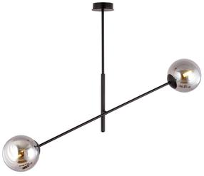 Светильник навесной Emibig Linear 2 1167/2, E14, 2 x 10 Вт, графитовый цв. / черный цв., 14 x 14 см