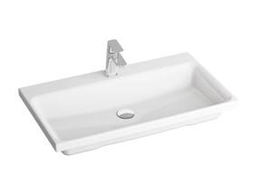 Vannitoa kraanikauss Ravak Comfort 800, keraamiline, 80 cm x 46 cm x 3.6 cm, valge v.
