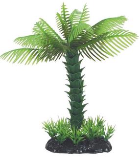 Декорация аквариума Zolux Palm Tree 352231, зеленый цв., 13 см