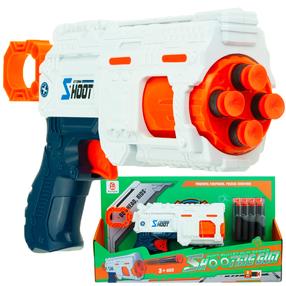 Rotaļu ierocis ar lodēm Shooting, 22 cm Balta krās.