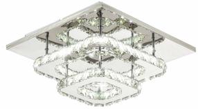 Krištolinis sietynas lubų TooLight, LED, 3000 °K, 2 x 24 W