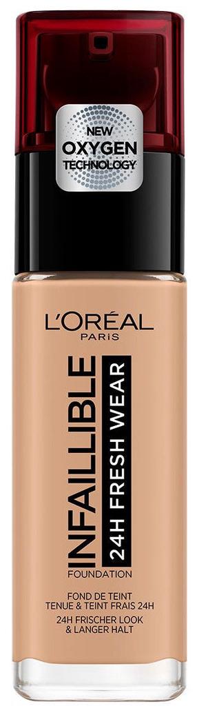 Šķidrā grima bāze L’Oréal Paris Infallible 24H Fresh Wear, 220 sand, 30 ml