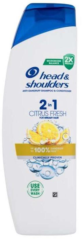 Šampūns Head&Shoulders Citrus Fresh 2in1, 330 ml