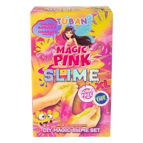 Slaima veidošanas komplekts Tuban Magic Pink Slime, rozā krās.